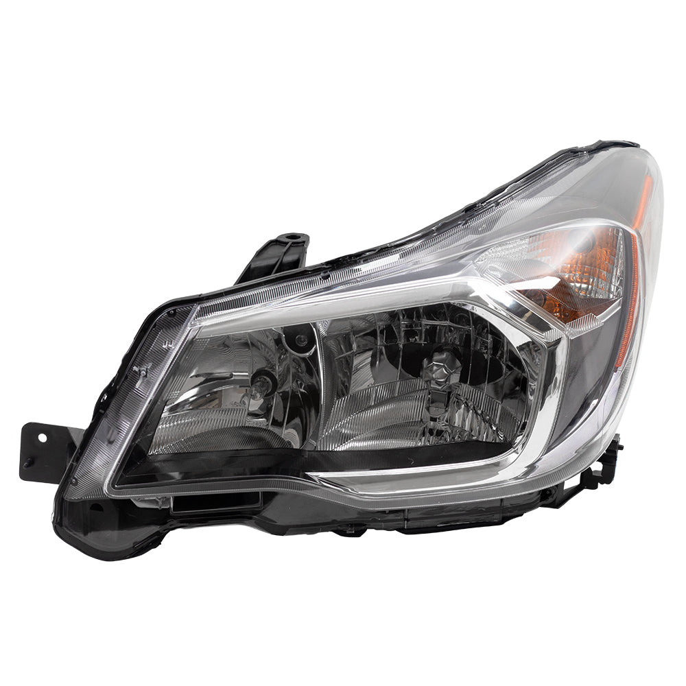 Brock Replacement Headlight Drivers Halogen Headlamp Assembly Compatible with 2014-2016 Forester 2.0L 84001SG111