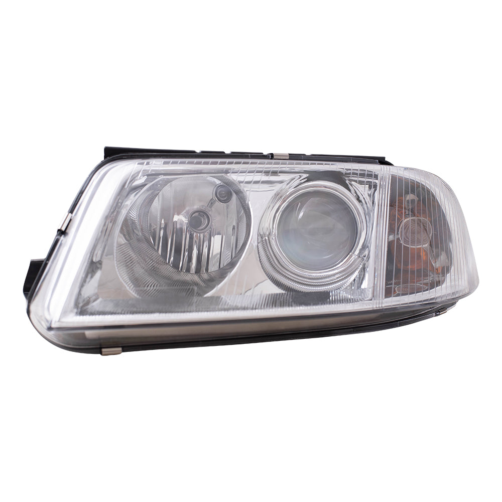 Brock Replacement Drivers Halogen Headlight Headlamp Compatible with 3B0941015AQ