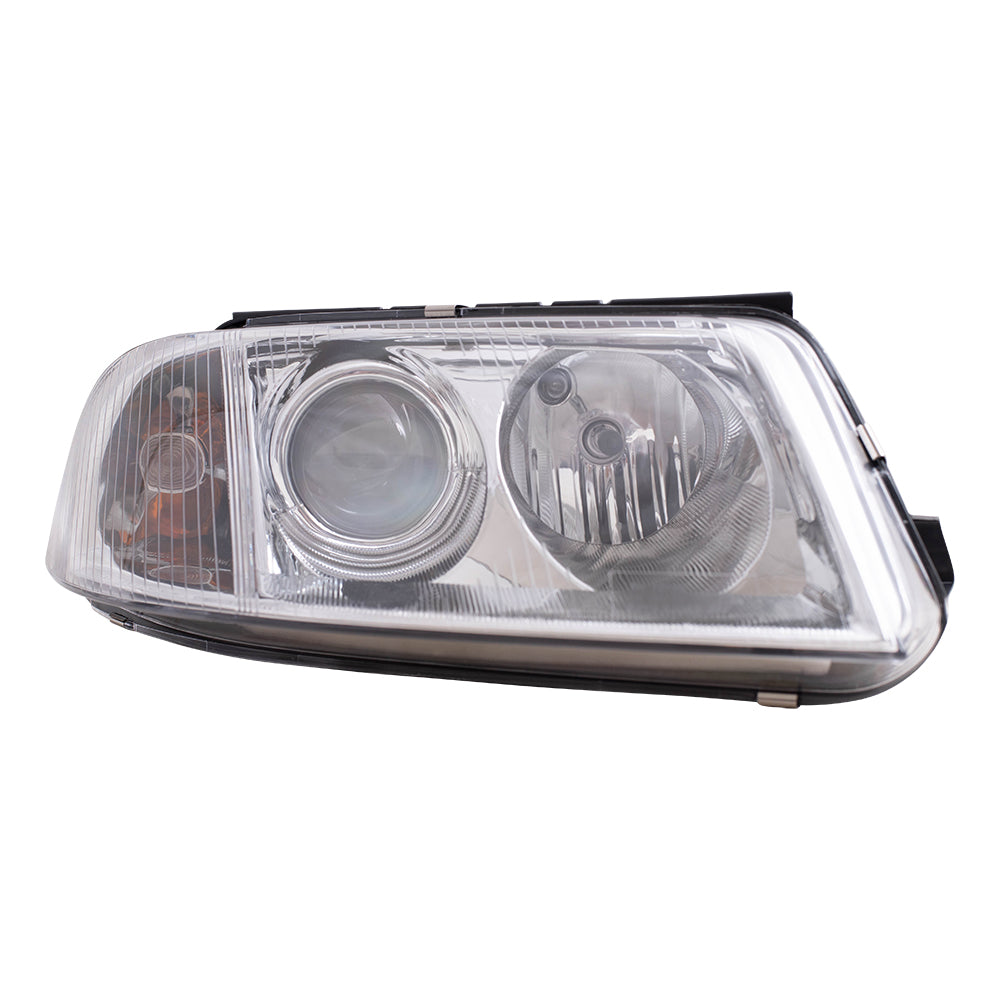 Brock Replacement Passengers Halogen Headlight Headlamp Compatible with 3B0941016AQ