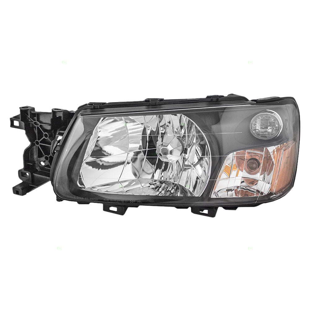 Brock Replacement Drivers Headlight Headlamp Compatible with 2003-2004 Forester SUV 84001SA030