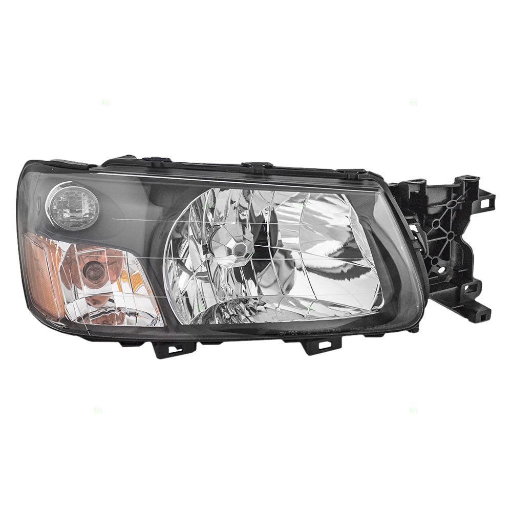 Brock Replacement Passengers Headlight Headlamp Compatible with 2003-2004 Forester 84001SA020