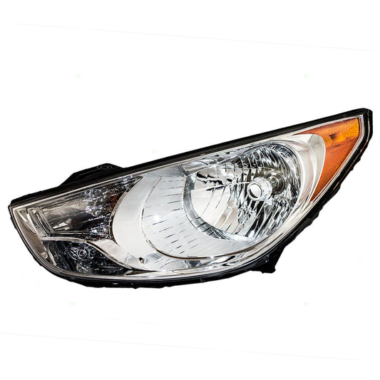 Brock Replacement Drivers Headlight Headlamp Compatible with 2010-2013 Tucson SUV 92101-2S050