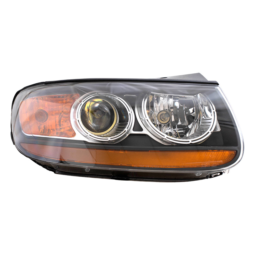 Brock Replacement Passengers Headlight Headlamp Compatible with Santa Fe SUV 92102-0W060