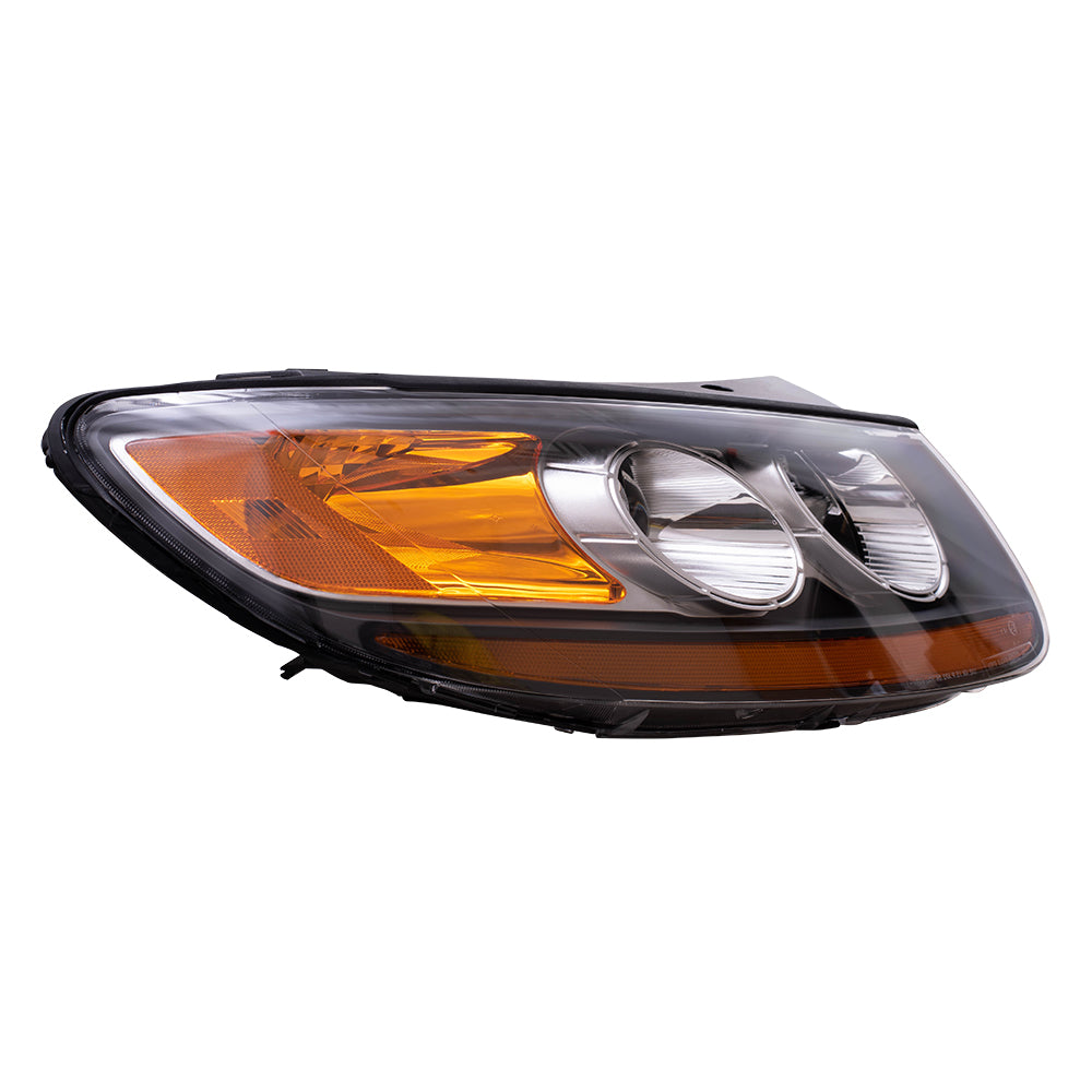 Brock Replacement Passengers Headlight Headlamp Compatible with Santa Fe SUV 92102-0W060