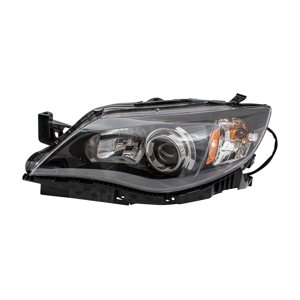 Brock Replacement Drivers Halogen Headlight Headlamp Compatible with 2008-2011 Impreza & WRX 84001FG251