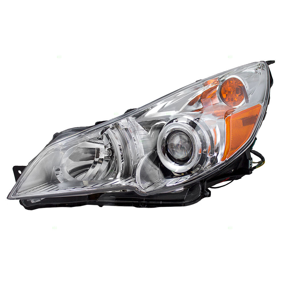 Brock Replacement Drivers Headlight Headlamp Compatible with 2010-2012 Legacy Outback 84001AJ01E