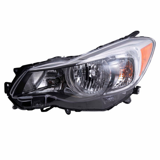 Brock Replacement Drivers Halogen Headlight Headlamp Lens Compatible with 12-14 Impreza 13-15 XV Crosstrek & Hybrid 84001FJ091 84001FJ090