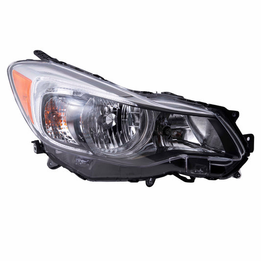 Brock Replacement Passengers Halogen Headlight Headlamp Lens Compatible with 12-14 Impreza 13-15 XV Crosstrek & Hybrid 84001FJ081 84001FJ080