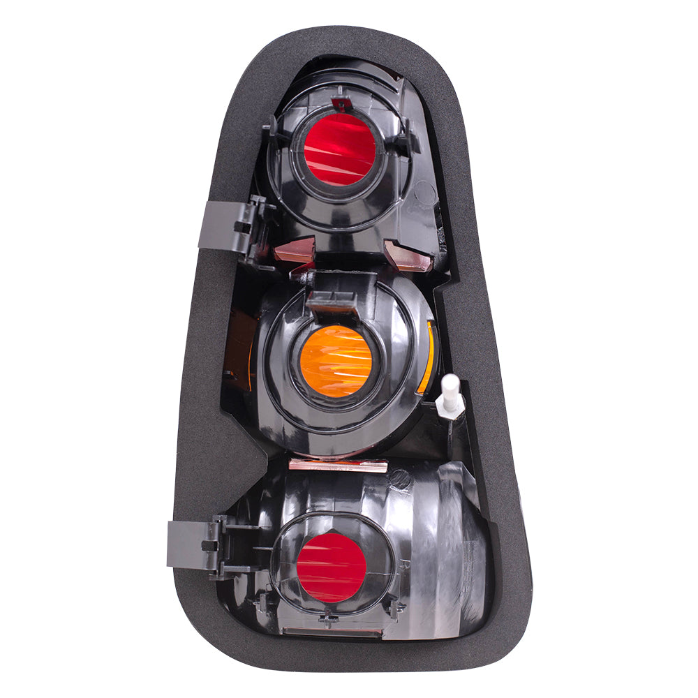 Brock Replacement Driver and Passenger Taillights Tail Lamps Compatible with 02-04 Cooper 63216935783 63216935784