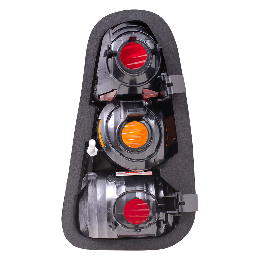 Brock Replacement Drivers Taillight Tail Lamp Lens Compatible with 02-04 Cooper 63216935783