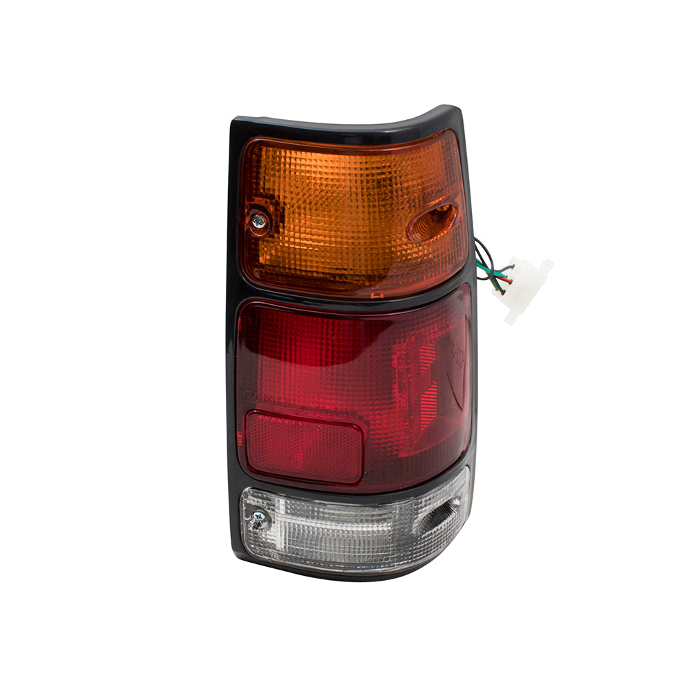 Brock Replacement Passengers Taillight Tail Lamp Compatible with 88-95 Pickup Truck 8971210720