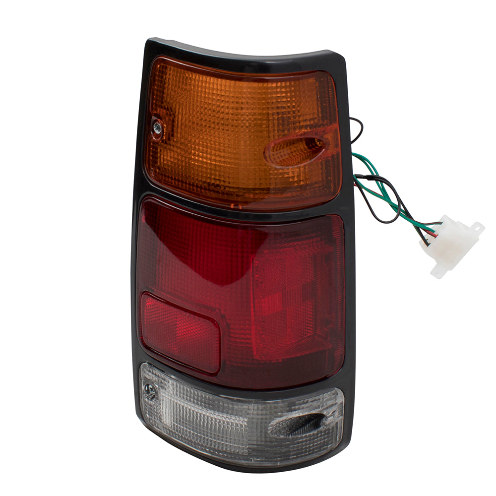 Brock Replacement Passengers Taillight Tail Lamp Compatible with 88-95 Pickup Truck 8971210720