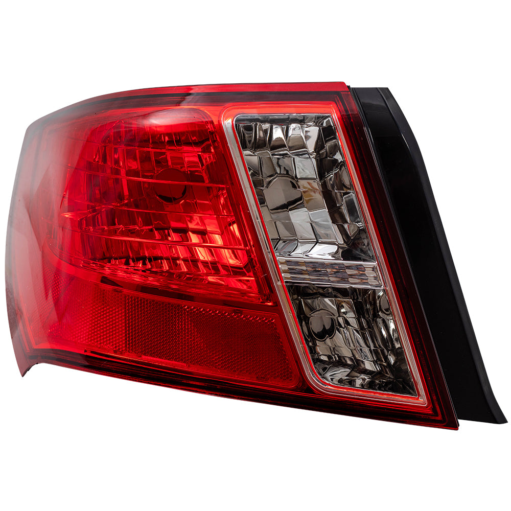 Brock Replacement Tail Light Compatible with 2008-2011 Impreza Sedan Drivers Tail Lamp Lens 84912FG130