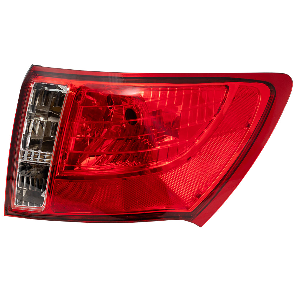 Brock Replacement Tail Light Compatible with 2008-2011 Impreza Sedan Passengers Tail Lamp Lens 84912FG120