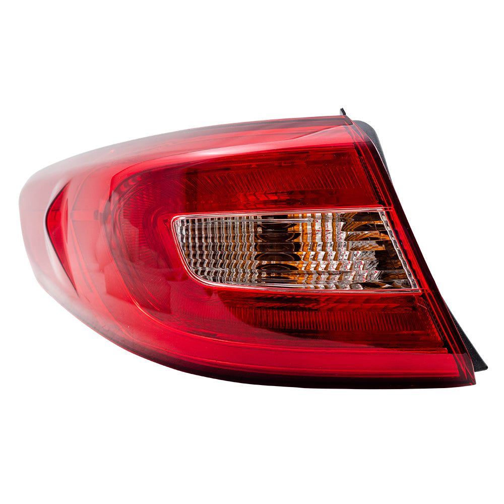 Brock Replacement Tail Light Assembly Compatible with 2015-2017 Sonata Driver Type Taillamp 92401C2000 92401-C2000