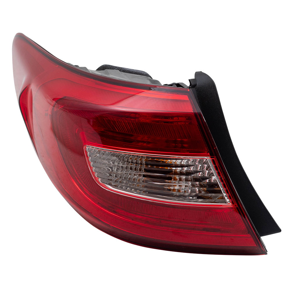 Brock Replacement Tail Light Assembly Compatible with 2015-2017 Sonata Driver Type Taillamp 92401C2000 92401-C2000