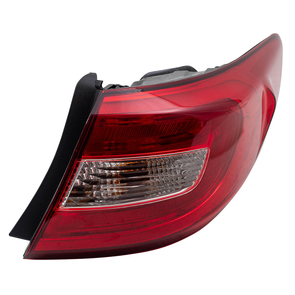 Brock Replacement Tail Light Assembly Compatible with 2015-2017 Sonata Passenger Type Taillamp 92402-C2000 92402C2000