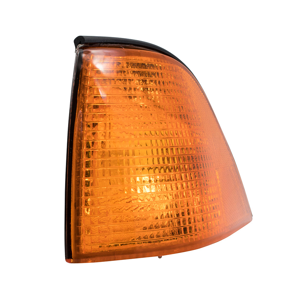 Brock Replacement Drivers Park Signal Corner Marker Light Lamp Lens Compatible with 92-99 3 Series 63138353283