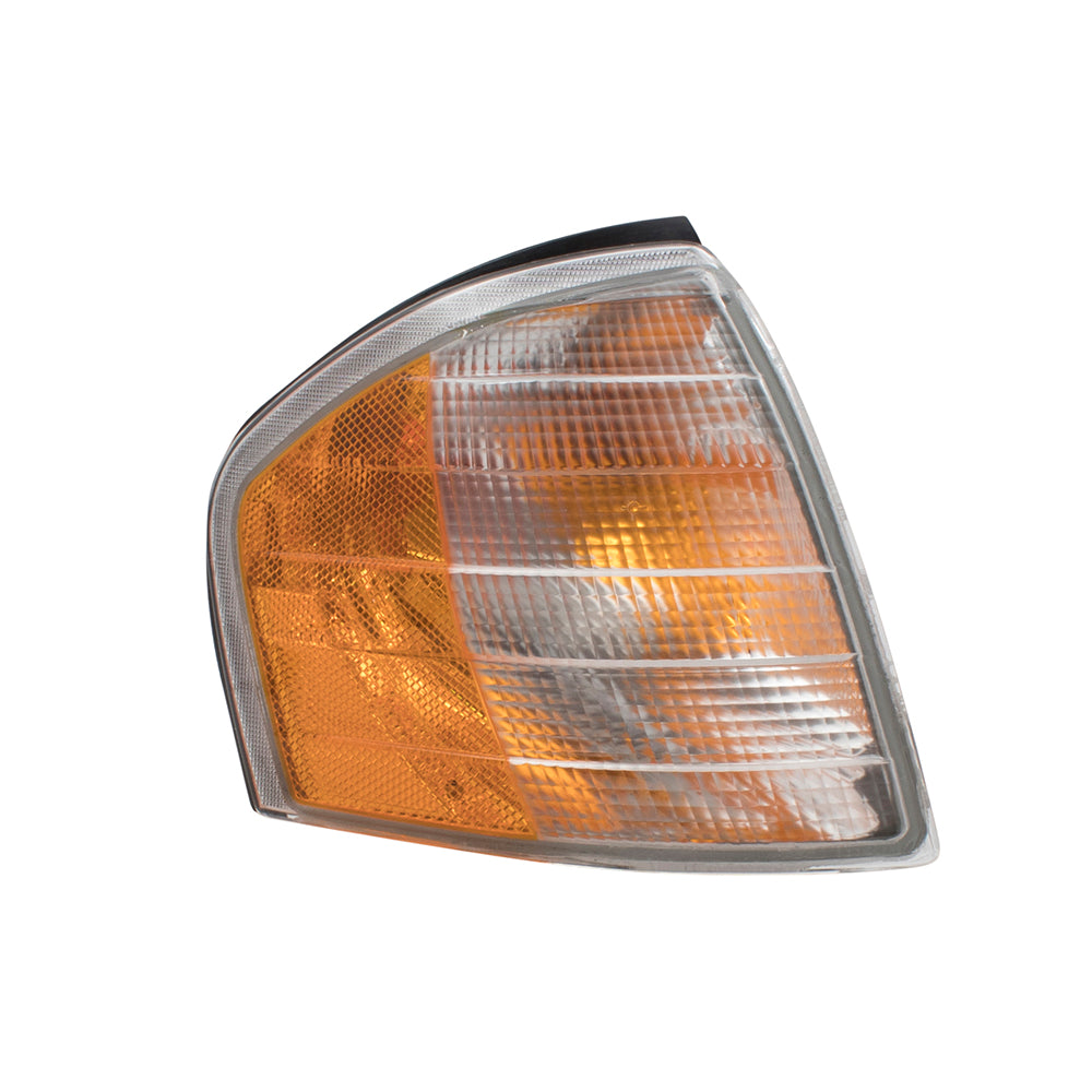 Brock Replacement Passengers Park Signal Corner Marker Light Lamp Lens Compatible with 94-00 C-Class 2028261243