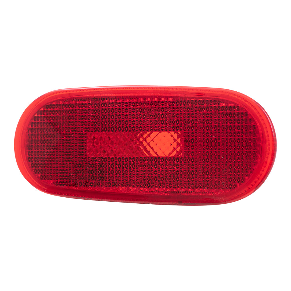 Brock Replacement Drivers Rear Side Marker Light Lamp Compatible with 98-05 New Beetle 1C0945073B