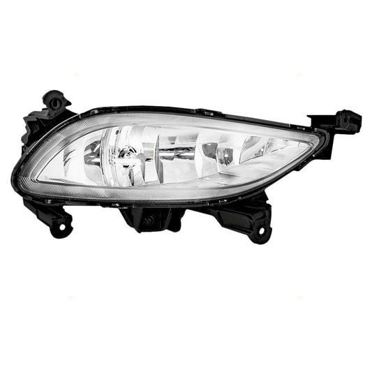 Brock Replacement Passengers Fog Light Lamp Compatible with 2011-2013 Sonata 92202-3Q000