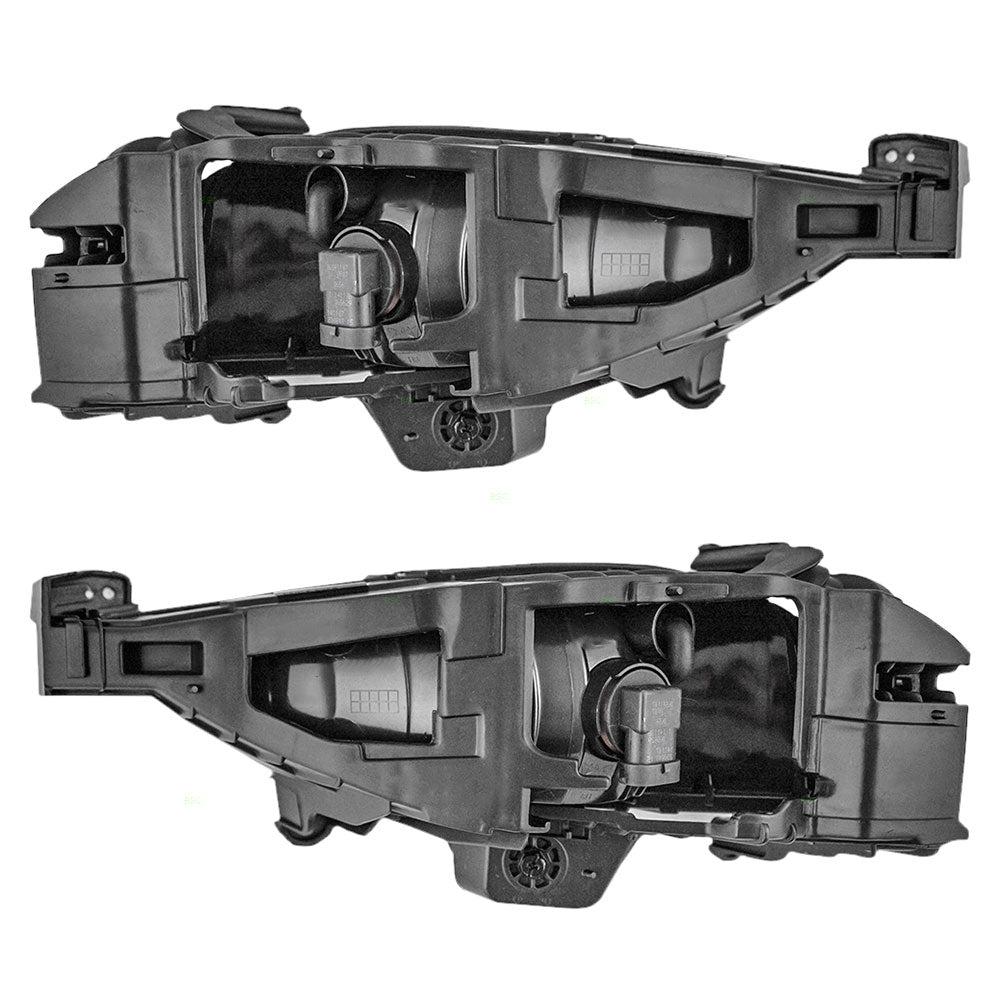 Brock Replacement Driver and Passenger Fog Lights Lamps Compatible with 2011-2013 Sonata 92201-3Q000 92202-3Q000