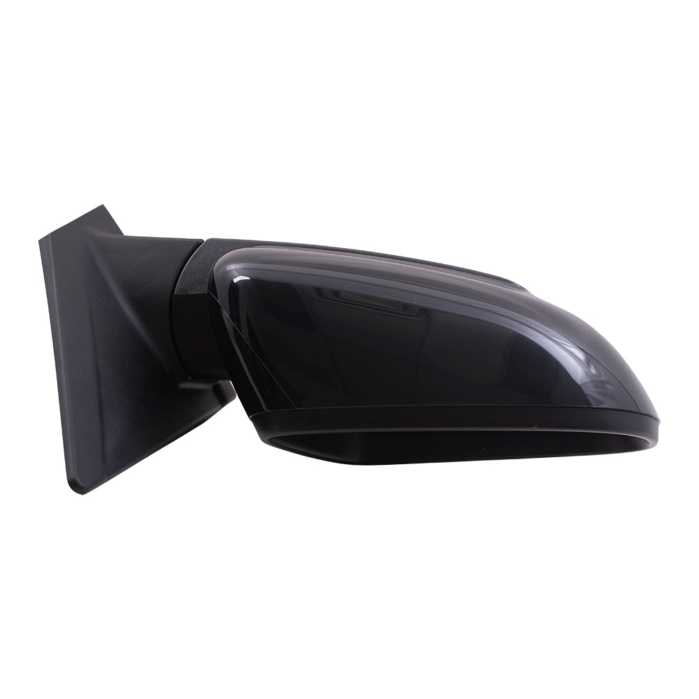 Brock Replacement Power Manual Folding Passenger Side Mirror Assembly w/ Spotter Glass w/o Heat Signal BSD Compatible with 18-20 Kona