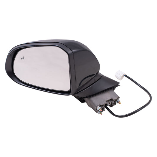 Brock Aftermarket Replacement Driver Left Power Mirror Textured Black without Heat-Signal-Camera Compatible with 2019 Hyundai Santa Fe