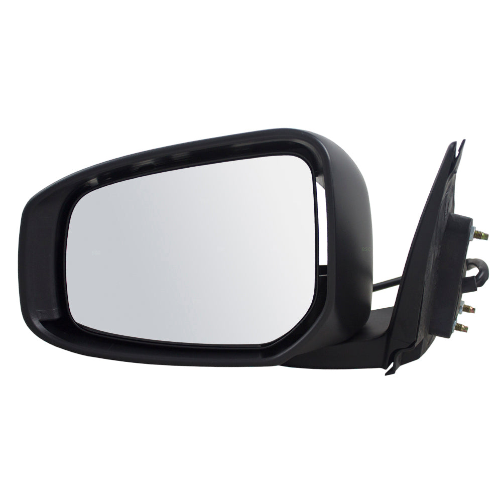 Brock Replacement Drivers Power Side View Mirror Compatible with 15-17 Lancer 7632C363