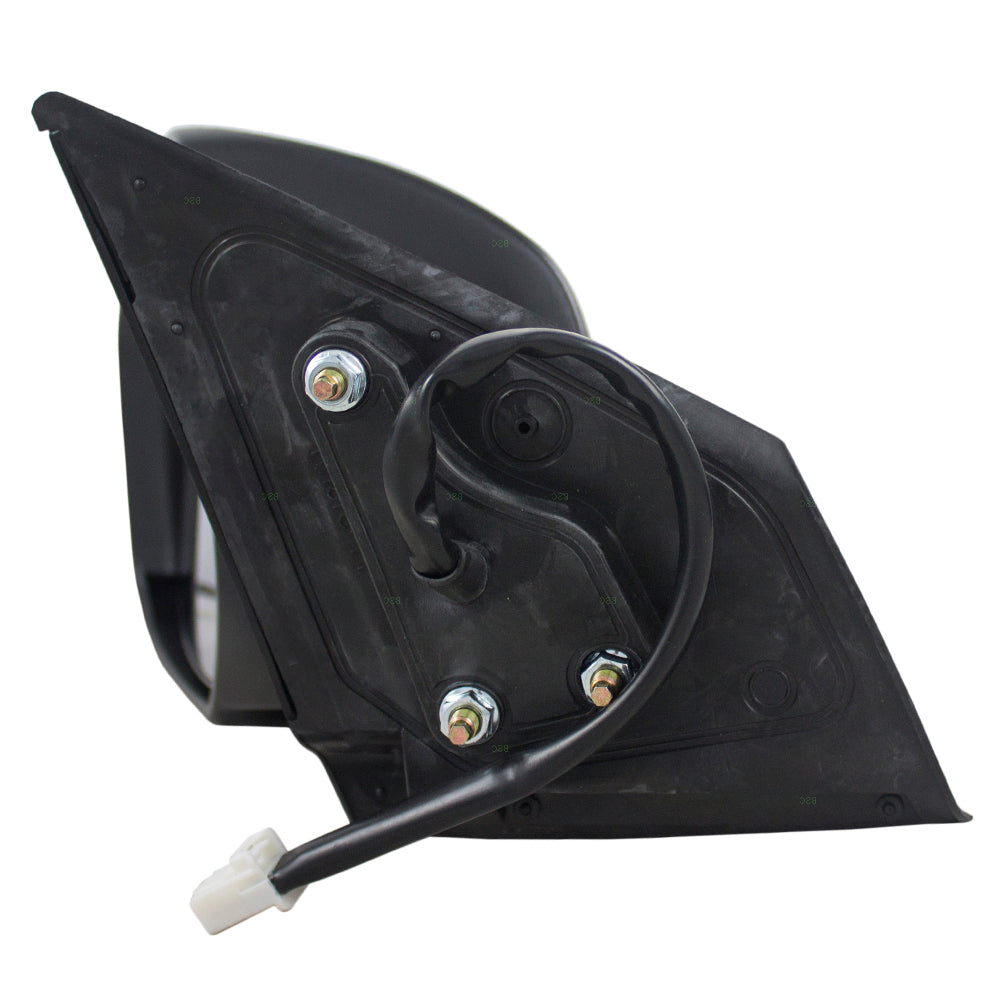 Brock Replacement Drivers Power Side View Mirror Heated w/ Signal Compatible with 15-17 Lancer 7632C367