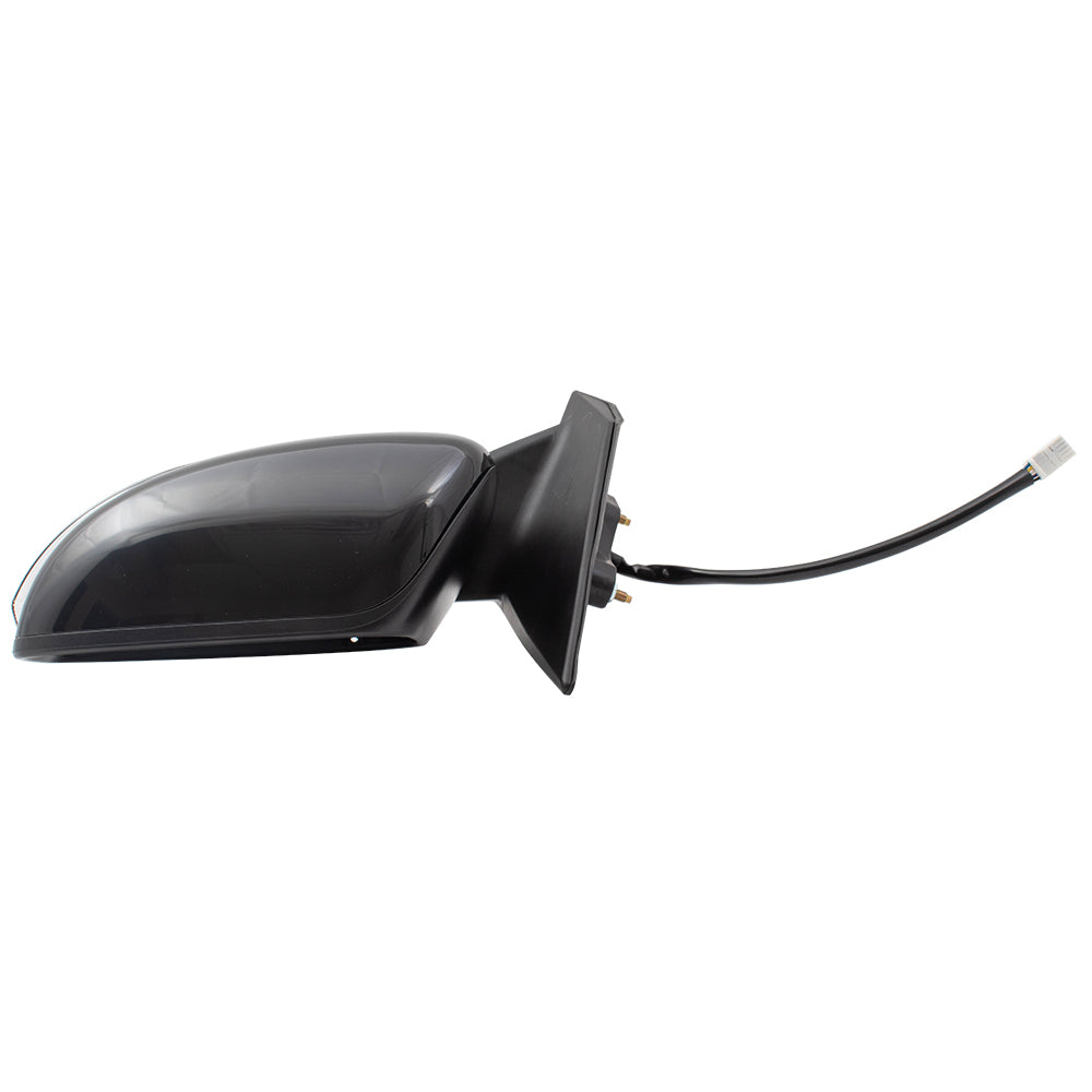 Brock Replacement Drivers Power Side View Mirror Heated w/ Signal Compatible with 15-17 Lancer 7632C367