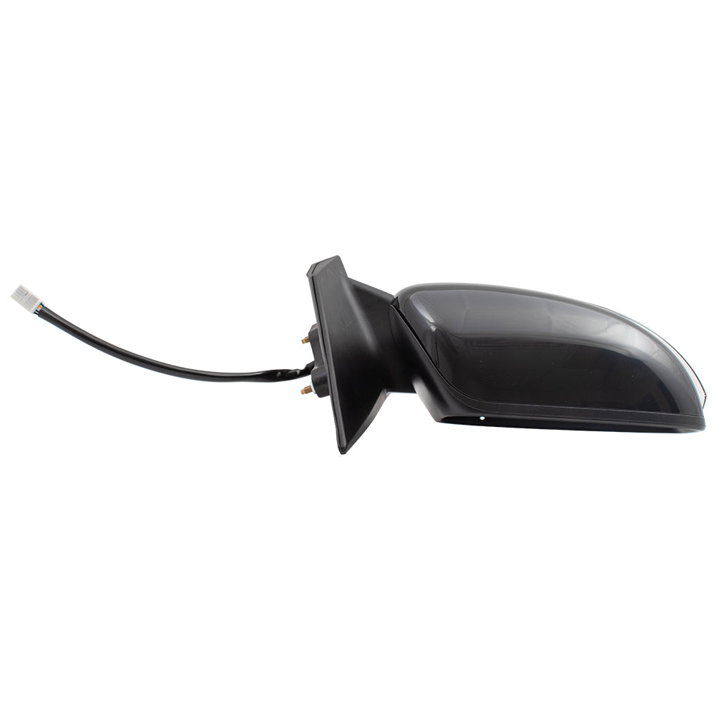 Brock Replacement Passengers Power Side View Mirror Heated w/ Signal Compatible with 15-17 Lancer 7632C352WB