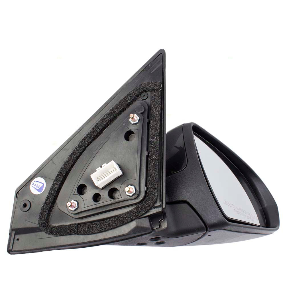 Brock Replacement Drivers Power Side View Mirror Heated w/ Signal & Blind Spot Detection Compatible with 17-18 Elantra Sedan HY1320227