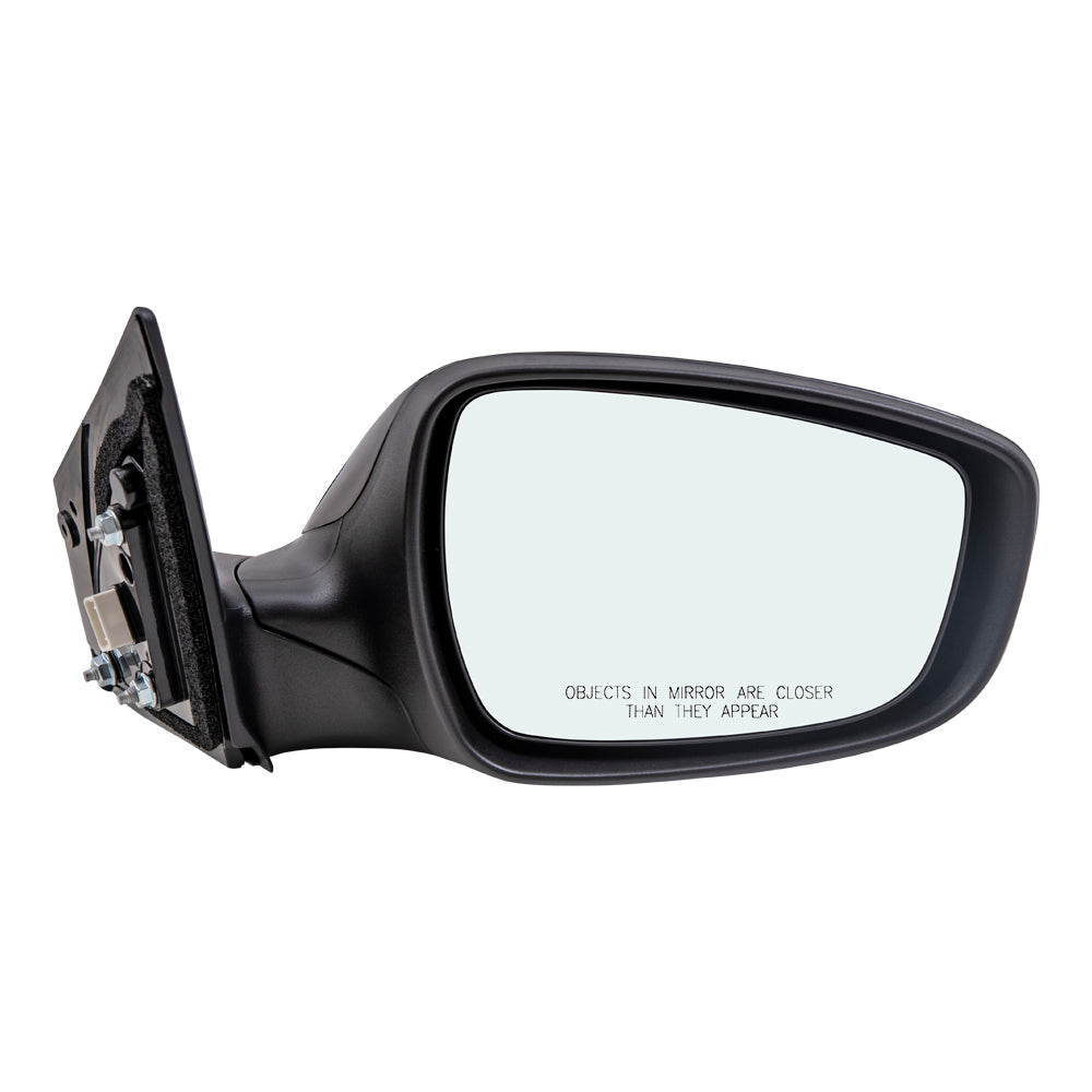 Brock Replacement Passengers Power Side View Mirror Compatible with Elantra Sedan 87620-3Y550 87620-3X720