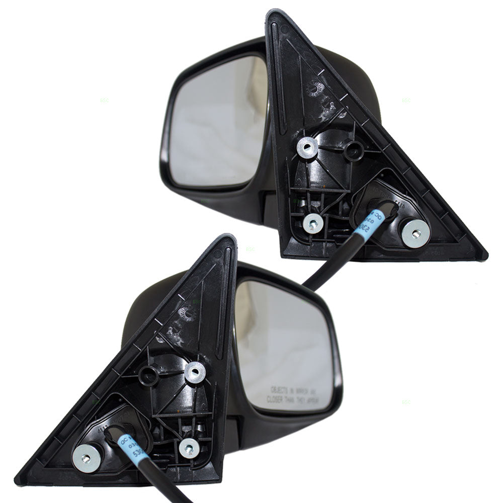 Brock Replacement Driver and Passenger Power Side View Mirror Compatible with 2004-2008 Forester SUV 91031SA571 91031SA561