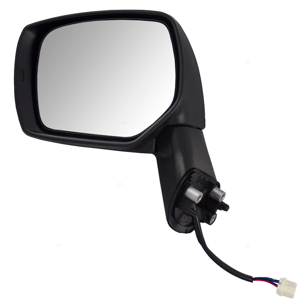 Brock Replacement Drivers Power Side View Mirror Heated Ready to Paint Compatible with 2012-2014 Impreza 2013-2014 XV Crosstrek 91036FJ210