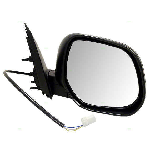 Brock Replacement Passengers Power Side View Mirror Ready-to-Paint Compatible with 07-09 Outlander SUV 7632A064