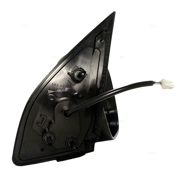 Brock Replacement Passengers Power Side View Mirror Ready-to-Paint Compatible with 07-09 Outlander SUV 7632A064