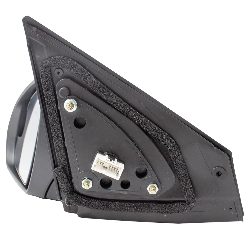 Brock Replacement Drivers Power Side View Mirror Heated w/ Spotter Glass Compatible with Elantra Sedan US 87610-F3060