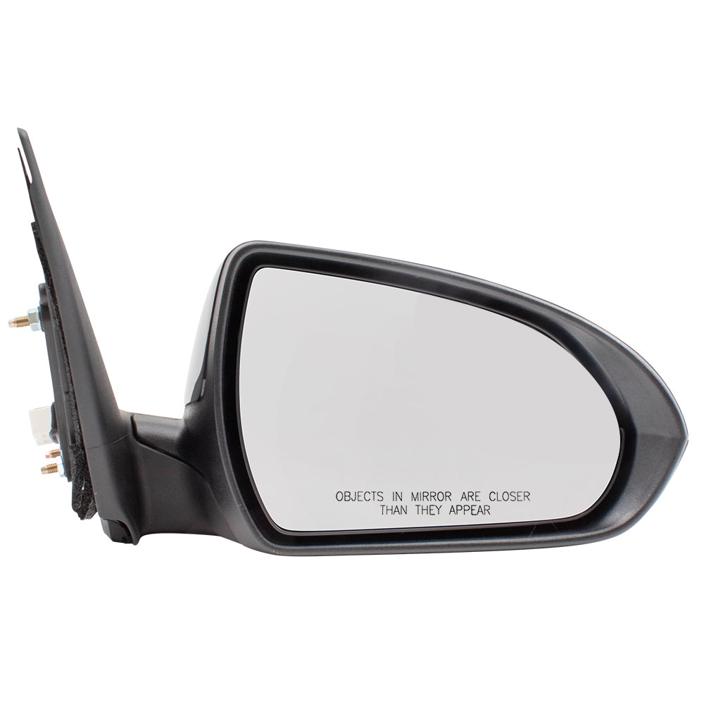 Brock Replacement Passengers Power Side View Mirror Heated Compatible with Elantra Sedan US 87620-F3000