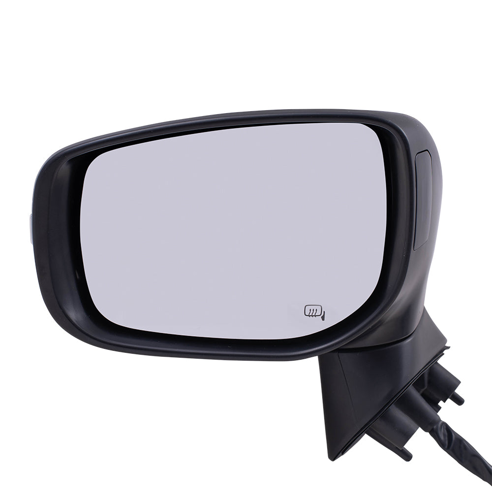 Brock Replacement Driver Power Side Mirror Heated Signal Blind Spot Detection Compatible with 2018-2019 Outback Legacy