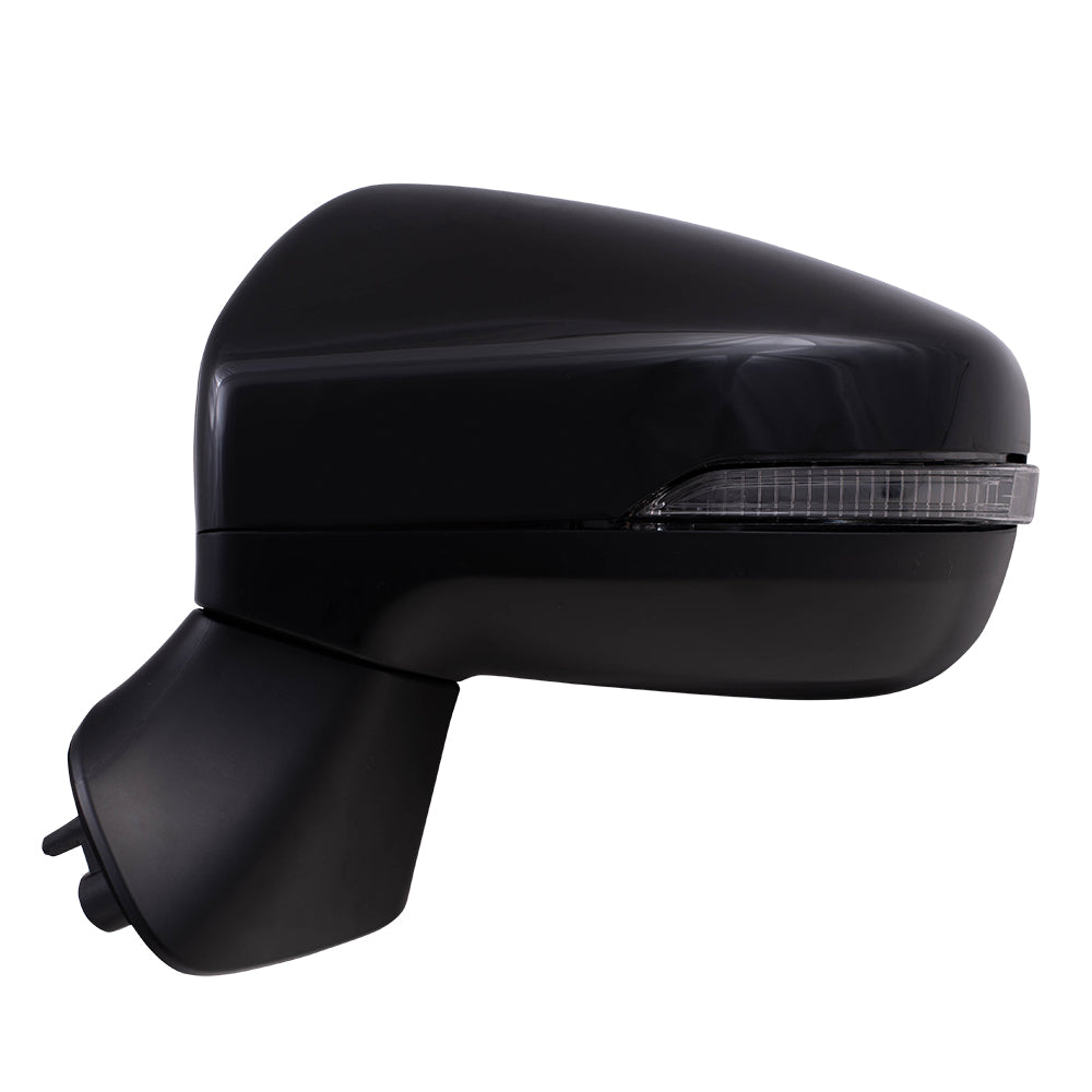 Brock Replacement Driver Power Side Mirror Heated Signal Blind Spot Detection Compatible with 2018-2019 Outback Legacy