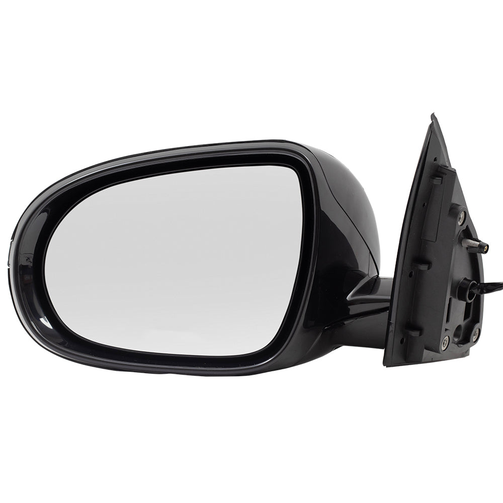 Brock Replacement Side View Power Mirror Compatible with 2016-2019 Sorento Drivers Heated Signal Left 87610C6080 87610 C6080