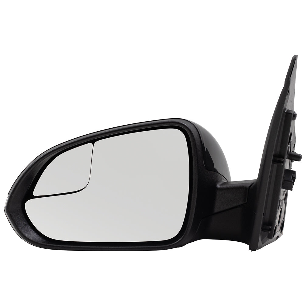 Brock Replacement Side View Power Mirror Compatible with 2018-2019 Accent Sedan Drivers Heated Signal Spotter Glass Left 87610J0110 87610-J0110