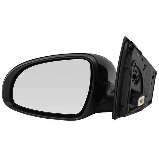 Brock Replacement Side View Power Mirror Compatible with 2017-2019 Sportage Drivers Heated Left Manual Folding 87610D9110 87610 D9110