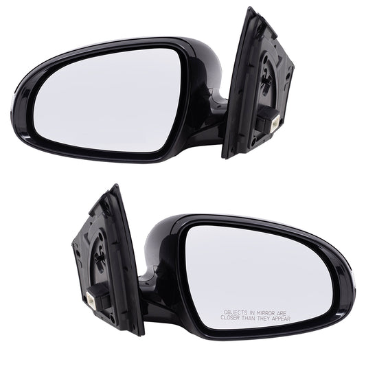 Brock Replacement Pair Set Power Folding Side View Mirrors Heated Signal Compatible with 17-19 Sportage replaces 87610D9660 87620D9120 KI1320198 KI1321198