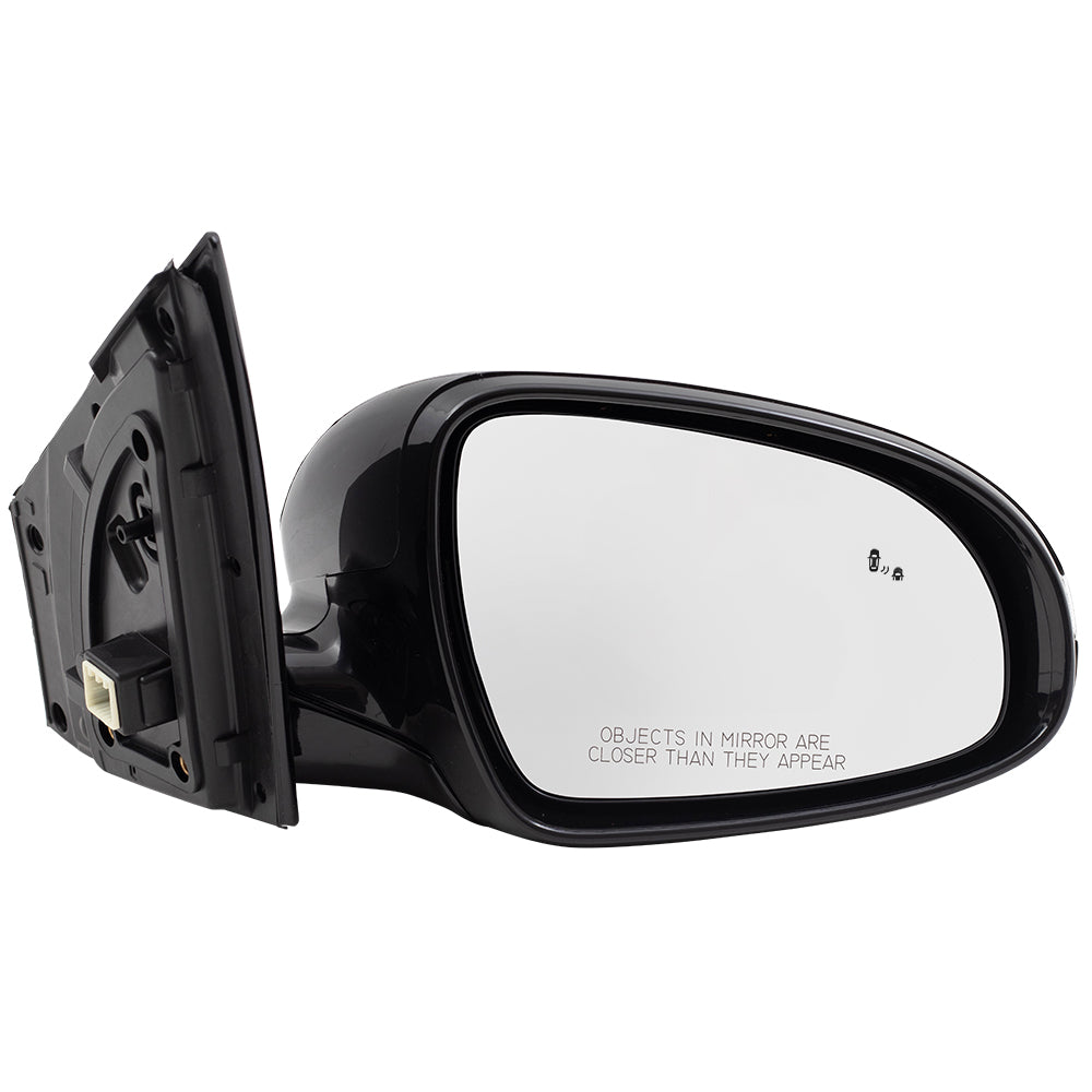 Brock Replacement Pair Set Power Folding Side View Mirrors Heated Signal Blind Spot Detection Compatible with 17-19 Sportage replaces KI1320199 KI1321199 87610D9130 87620D9130