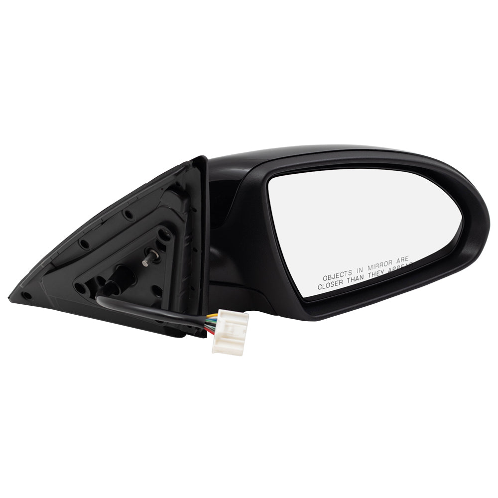 Brock Replacement Side View Power Mirror Compatible with 2016-2018 Optima Heated Signal Power Folding Passenger Replacement fits 87620D5030 87620 D5030