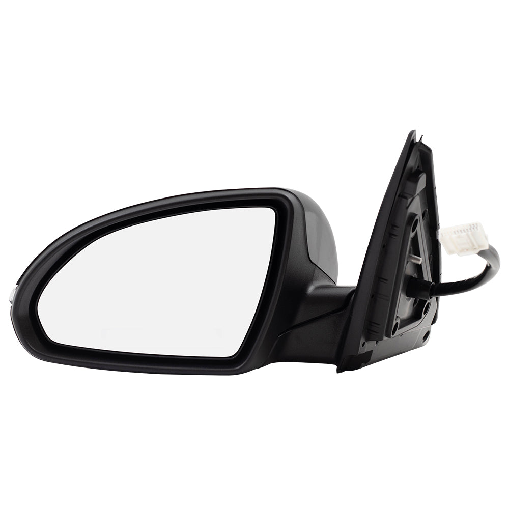 Brock Replacement Side View Power Mirror Compatible with 2016-2018 Optima Heated Signal Power Folding Memory Driver Replacement fits 87610D5040 87610 D5040