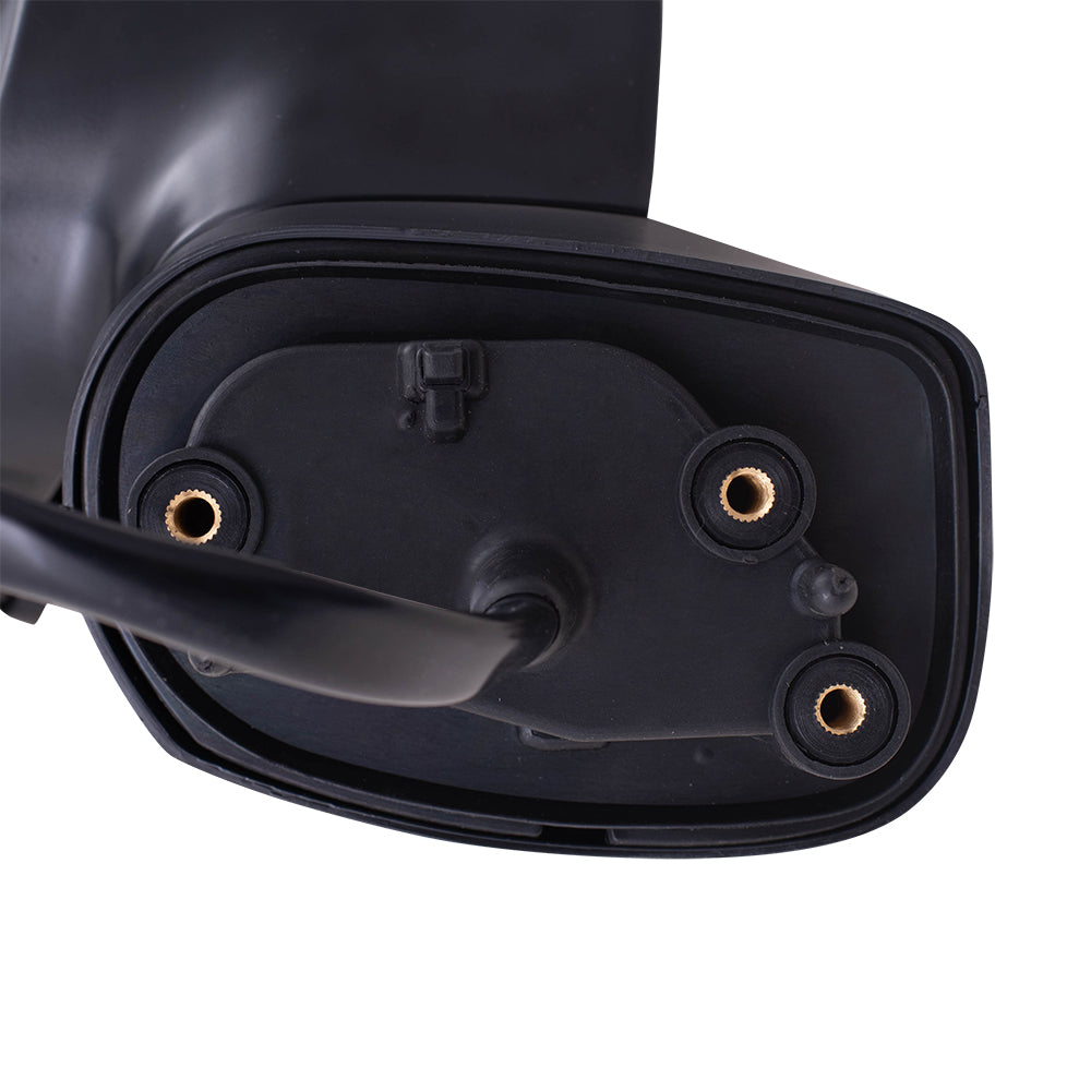 Brock Replacement Driver Power Side Mirror Heated with Blind Spot Detection Ready-to-Paint and Textured Black Covers Compatible with 2017-2020 Impreza